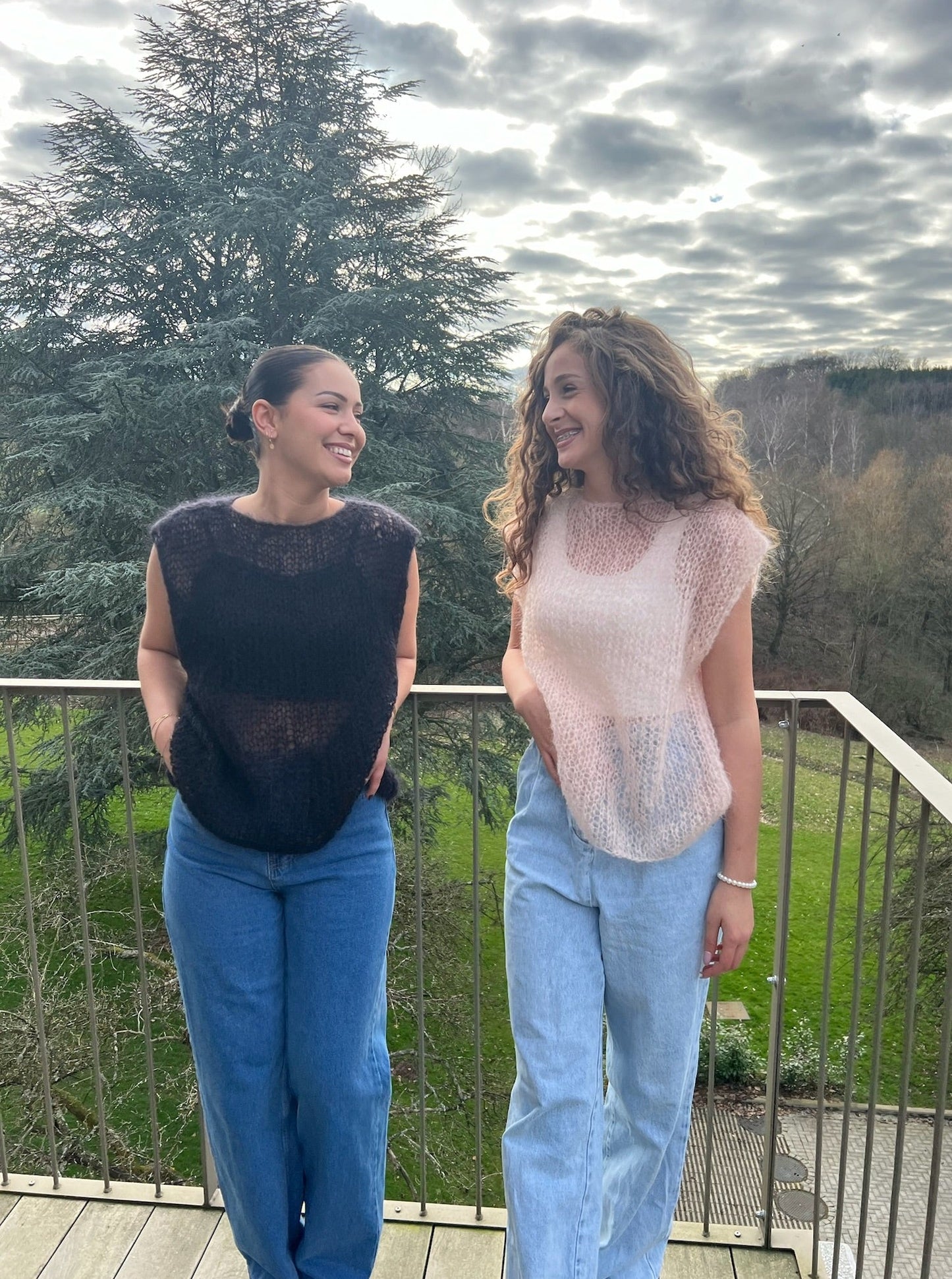 Top Isabelle - Tricot Femme Noir Intense