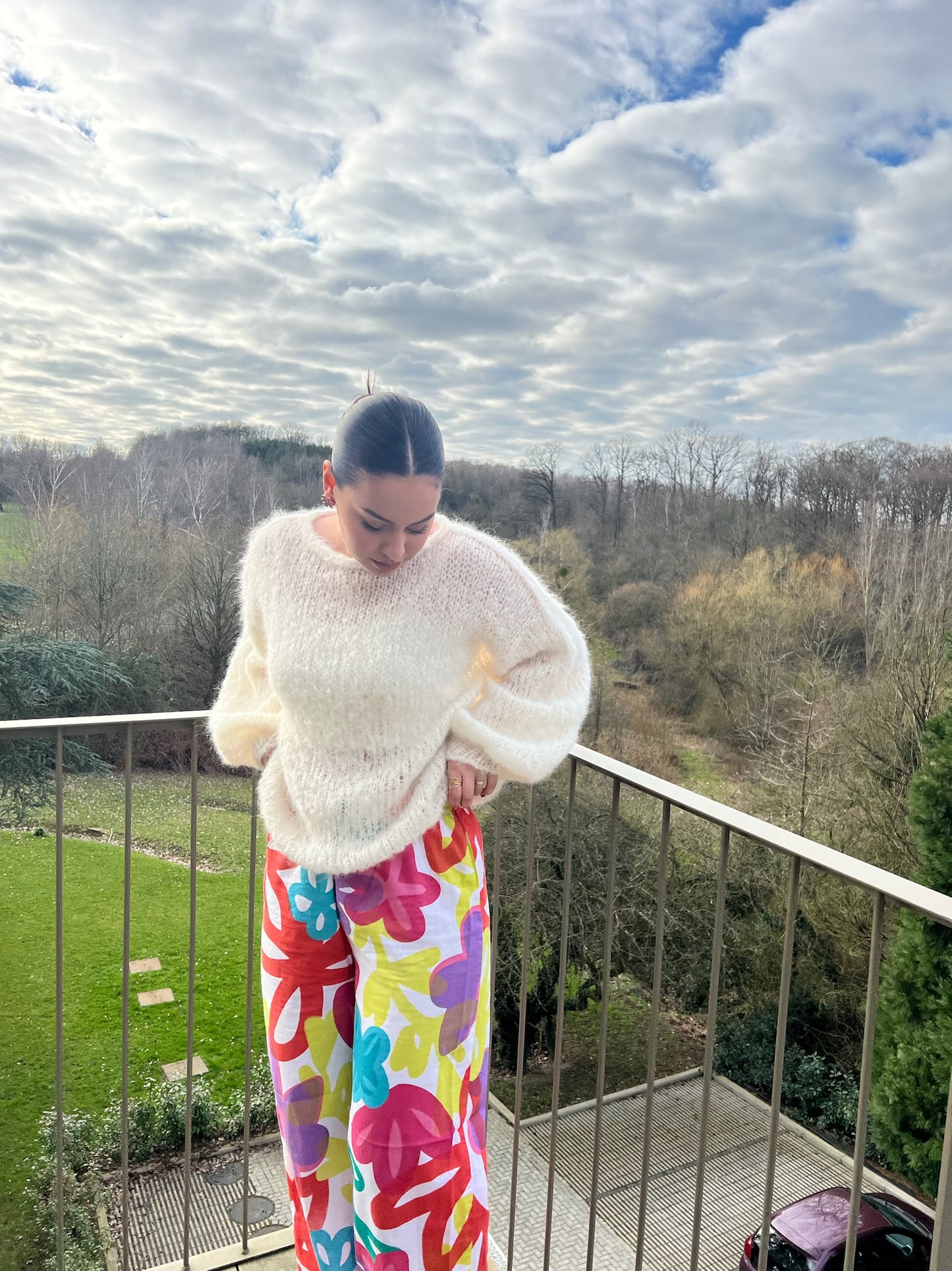 Pull Amélia - Tricot Femme Blanc