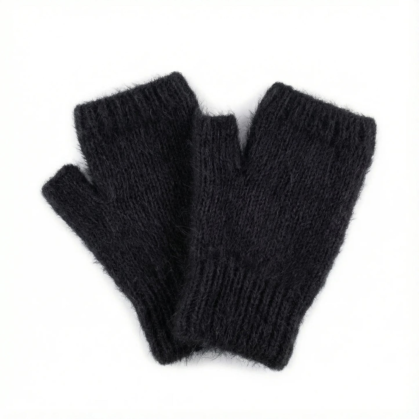 Mitaines en Angora – Tricotées main artisanal