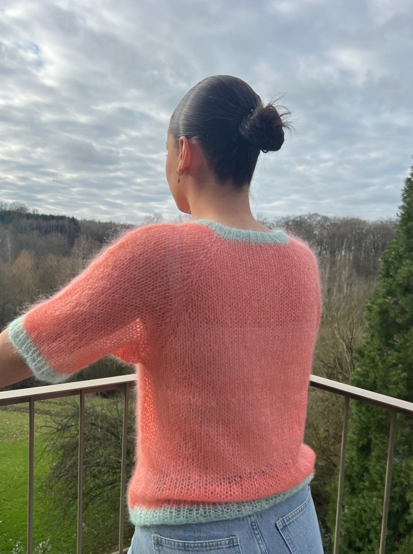 Pull Douceur- Tricot Femme Rose Pastel