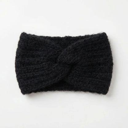 Bandeau hiver femme – Angora & Tricoté main