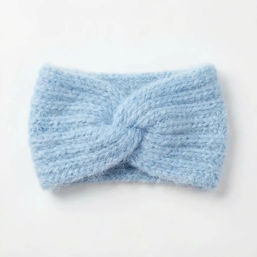 Bandeau hiver femme – Angora & Tricoté main