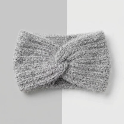 Bandeau hiver femme – Angora & Tricoté main