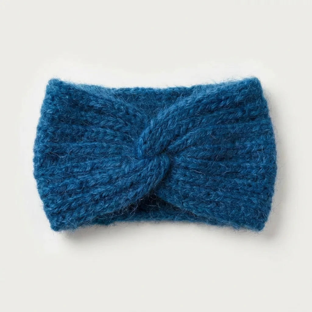 Bandeau hiver femme – Angora & Tricoté main