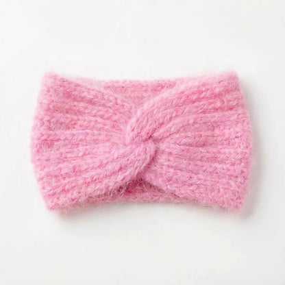 Bandeau hiver femme – Angora & Tricoté main