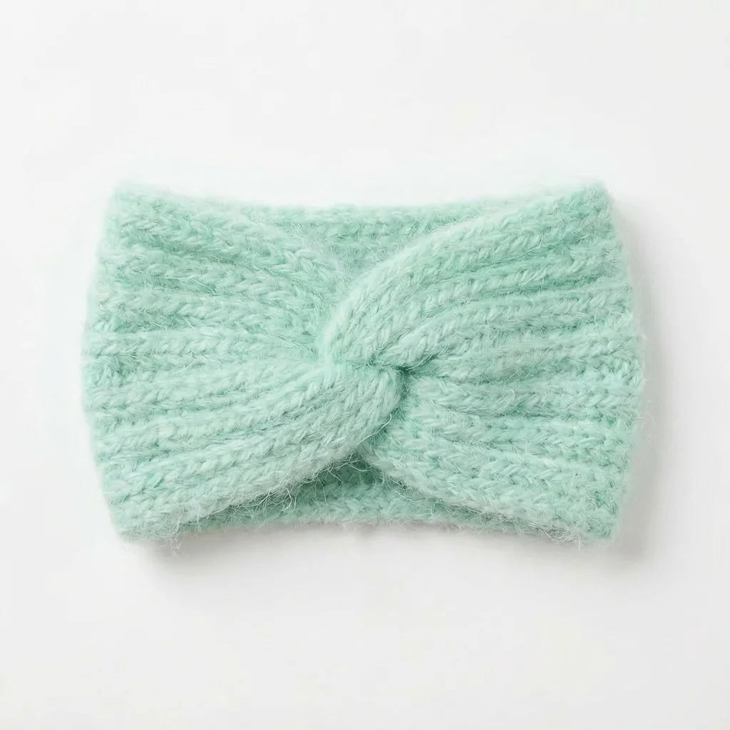 Bandeau hiver femme – Angora & Tricoté main