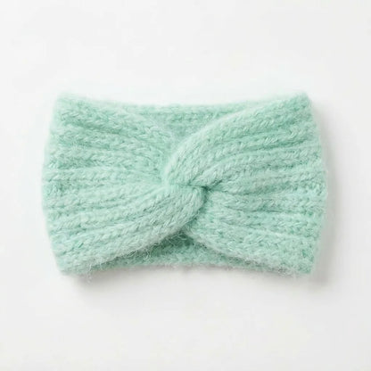Bandeau hiver femme – Angora & Tricoté main