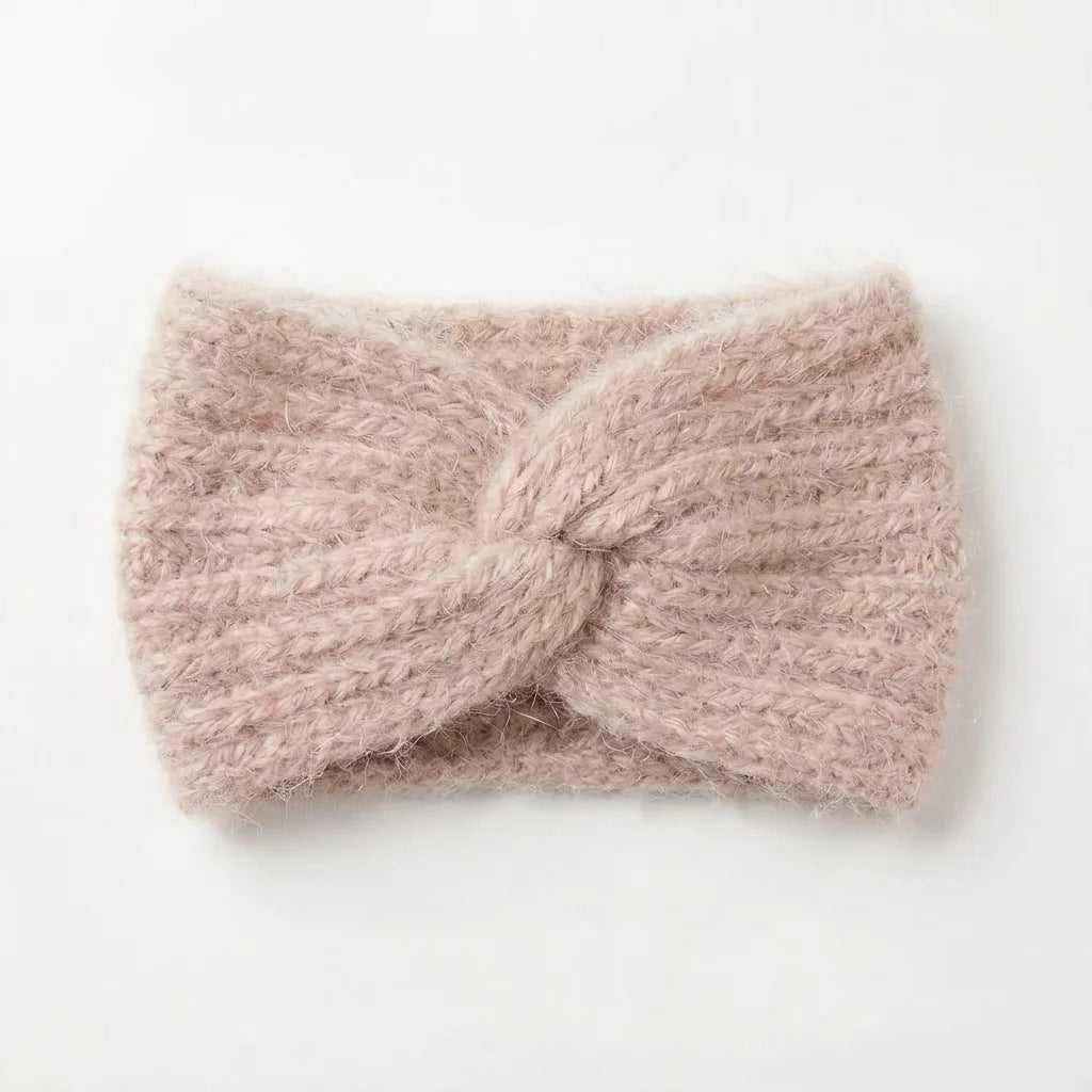 Bandeau hiver femme – Angora & Tricoté main