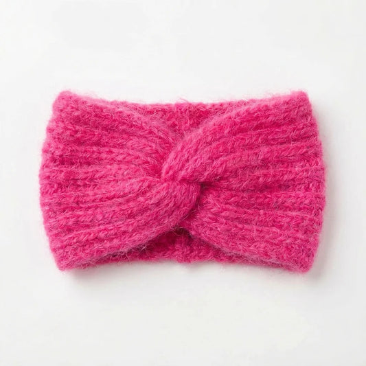 Bandeau hiver femme – Angora & Tricoté main