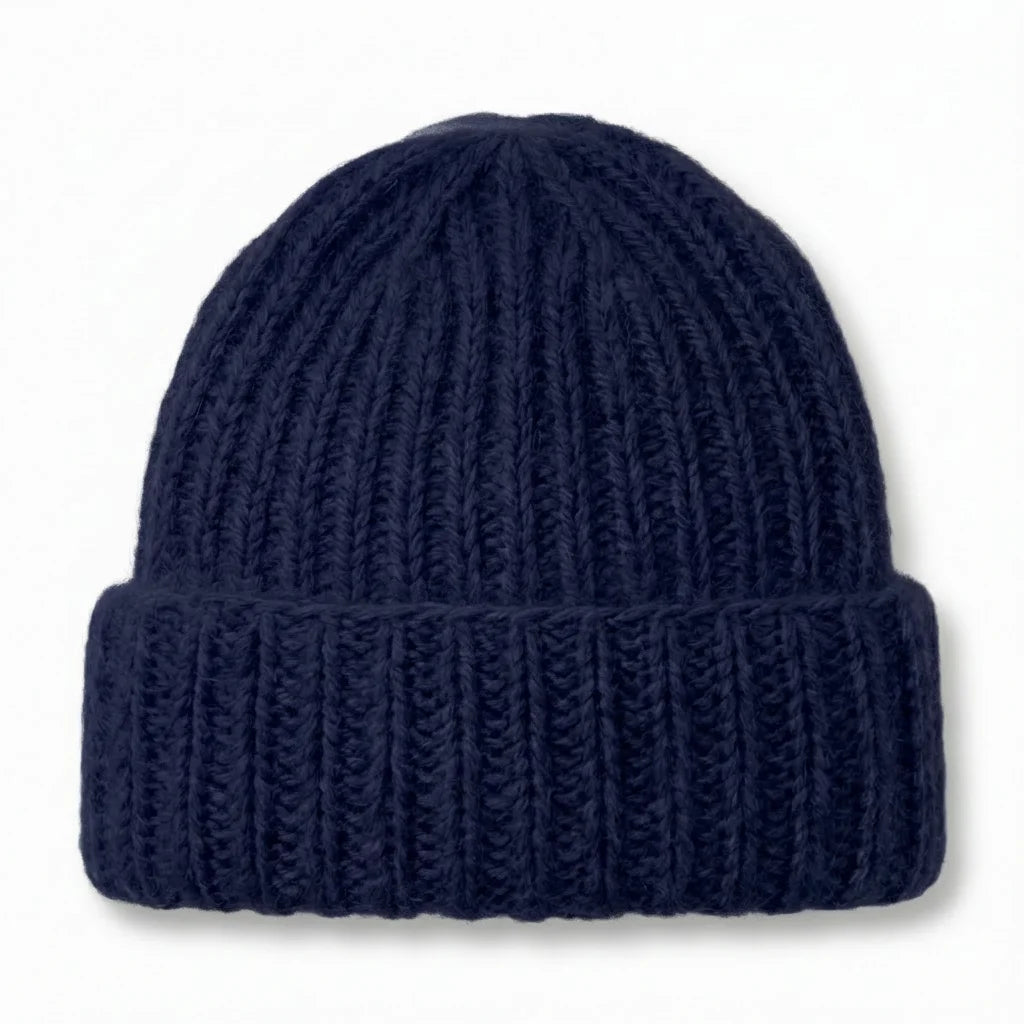 Bonnet en tricot femme – Angora & Fait main