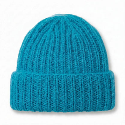 Bonnet en tricot femme – Angora & Fait main