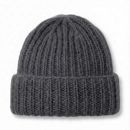 Bonnet en tricot femme – Angora & Fait main