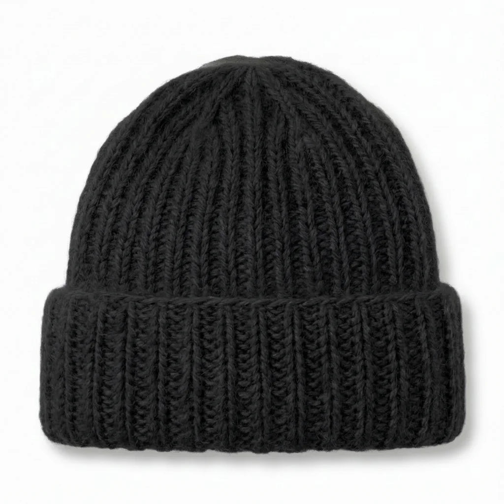 Bonnet en tricot femme – Angora & Fait main