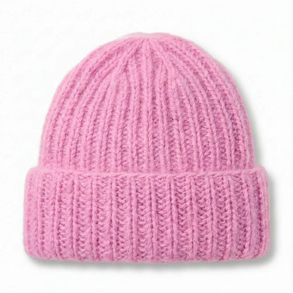 Bonnet en tricot femme – Angora & Fait main