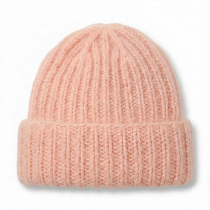Bonnet en tricot femme – Angora & Fait main