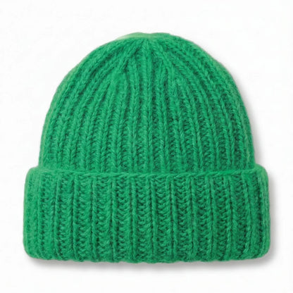 Bonnet en tricot femme – Angora & Fait main