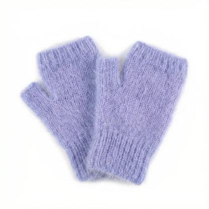 Mitaines en Angora – Tricotées main artisanal