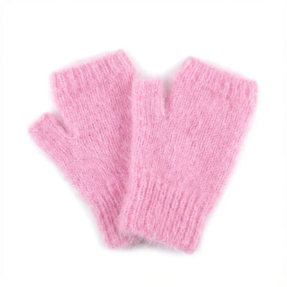 Mitaines en Angora – Tricotées main artisanal