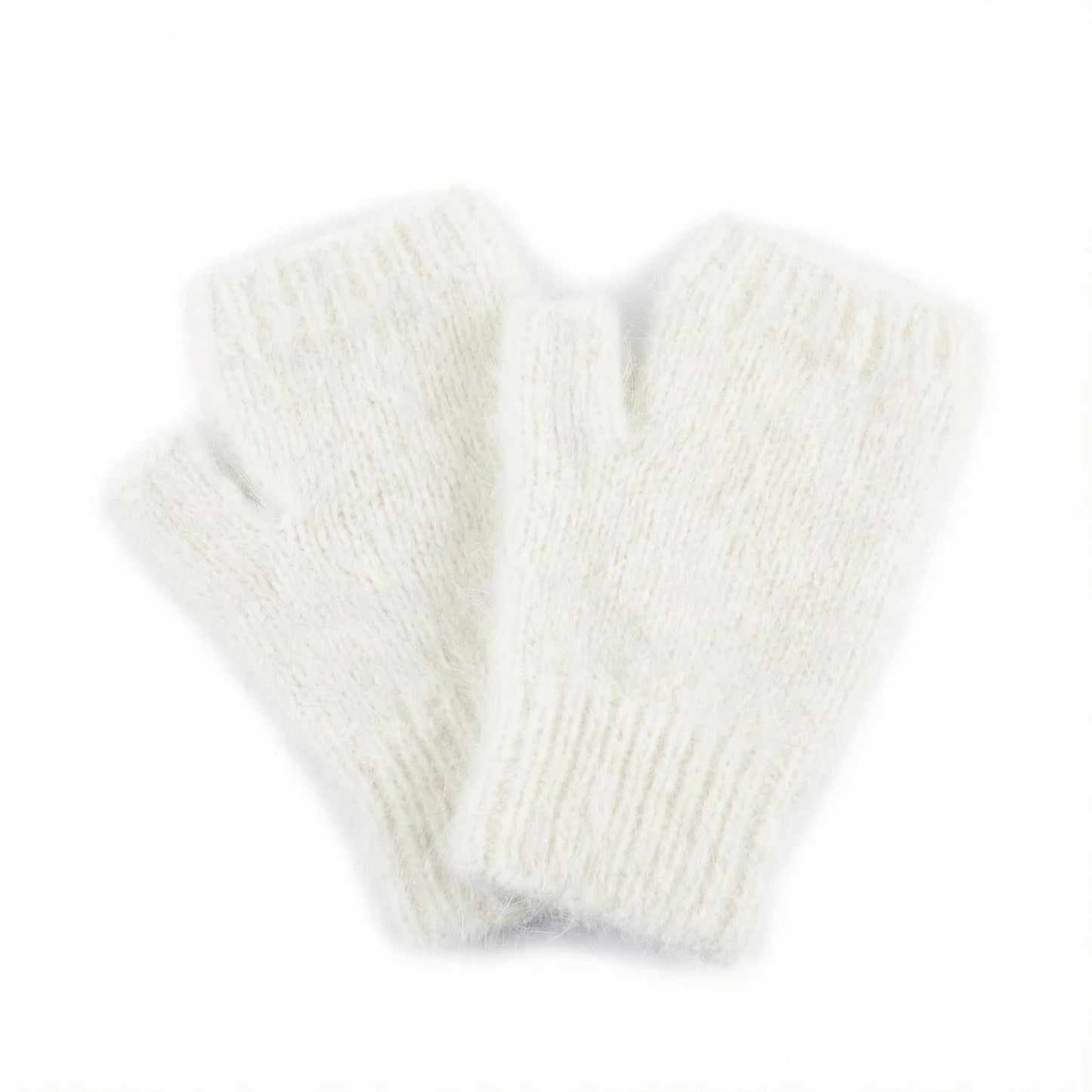 Mitaines en Angora – Tricotées main artisanal