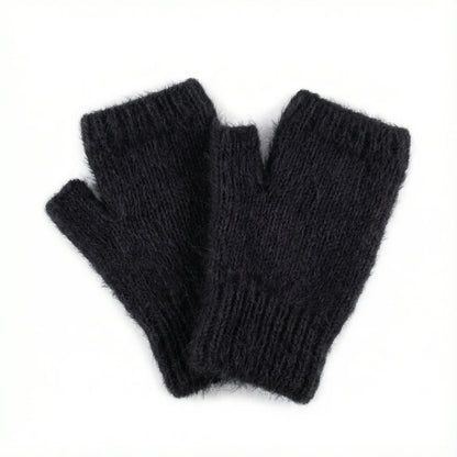 Mitaines en Angora – Tricotées main artisanal
