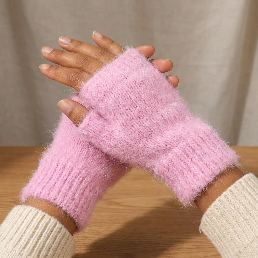 mitaines portées tricot